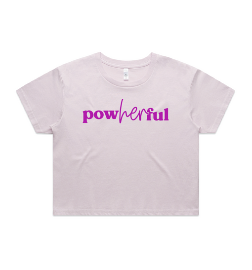PowHERful Crop T - 4 color options