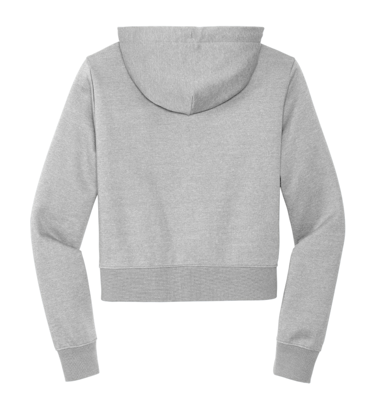 LIVE FHIT Fleece Full-Zip Crop Hoodie
