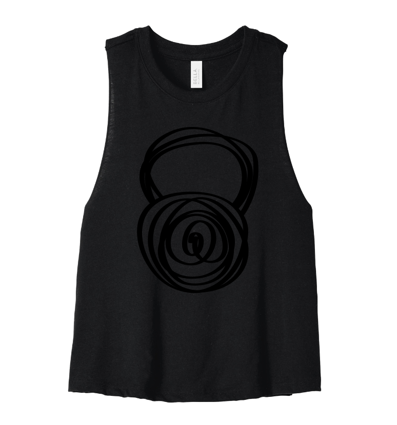 Kettlebell Women's Crop Muscle Tank