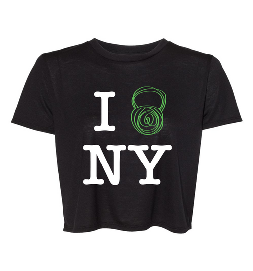 I<3NY Crop Tee - Black