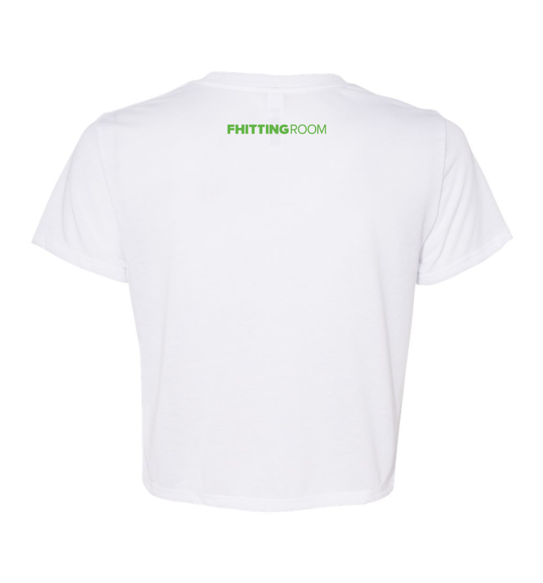 I<3NY Women's Crop Tee - White