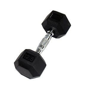 Perform Better® First Place Rubber Encased Hex Dumbbell